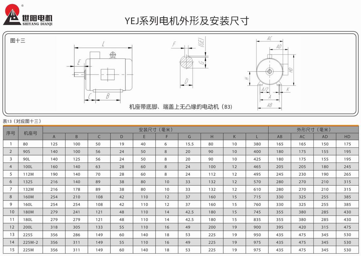 電磁制動(dòng)電動(dòng)機(jī)  YEJ系列 02 電磁制動(dòng)電動(dòng)機(jī)  YEJ系列 02
